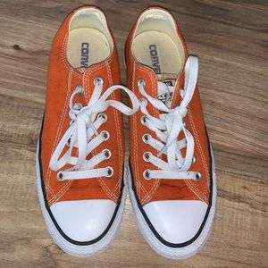 orange low top converse